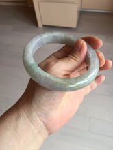 Load image into Gallery viewer, 60mm Certified Type A 100% Natural white/light purple/brown/yellow/gray (FU LU SHOU) Jadeite Jade bangle BF105-8658