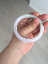 Load image into Gallery viewer, Sold.please do't order. thanks. 56mm Certified type A 100% Natural light purple white green yellow(LU FU SHOU)Jadeite bangle BN60-3559