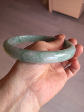 Load image into Gallery viewer, 80mm certified Type A 100% Natural light green plus size Jadeite Jade bangle BG211-5427