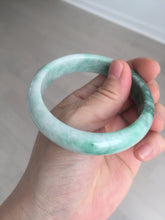Load image into Gallery viewer, Shopify only. 56.5mm certified 100% natural type A dark green sunny green jadeite jade bangle BH82-8224