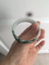 Load image into Gallery viewer, 51.7mm Certified type A 100% Natural sunny green/purple square Jadeite Jade bangle AZ55-7273