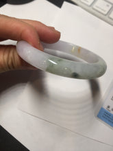 Load image into Gallery viewer, Sold.please do't order. thanks. 56mm Certified type A 100% Natural light purple white green yellow(LU FU SHOU)Jadeite bangle BN60-3559
