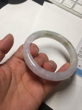 Load image into Gallery viewer, Sold.please do't order. thanks. 56mm Certified type A 100% Natural light purple white green yellow(LU FU SHOU)Jadeite bangle BN60-3559