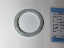 Load image into Gallery viewer, 54.6mm Certified 100% natural Type A white/green/purple jadeite jade bangle AM33-0255