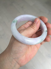 Load image into Gallery viewer, 55mm Certified 100% natural Type A light purple with sunny flying flowers jadeite jade bangle BL107-8720