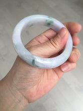 Load image into Gallery viewer, 55mm Certified 100% natural Type A light purple with sunny flying flowers jadeite jade bangle BL107-8720