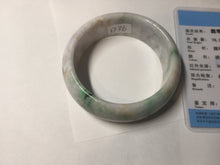 Load image into Gallery viewer, 54mm Certified type A 100% Natural sunny green/purple/yellow(Fu LU SHOU) Jadeite bangle BN61-1736