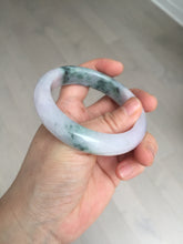 Load image into Gallery viewer, 55.9mm Certified 100% natural Type A light purple with sunny flying flowers jadeite jade bangle BL106-8719