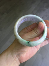 Load image into Gallery viewer, 54mm Certified type A 100% Natural sunny green/purple/yellow(Fu LU SHOU) Jadeite bangle BN61-1736