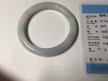 Load image into Gallery viewer, 54.7mm certified type A100% Natural green purple Jadeite Jade bangle BM35-0251