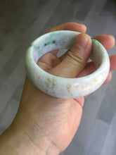 Load image into Gallery viewer, 54mm Certified type A 100% Natural sunny green/purple/yellow(Fu LU SHOU) Jadeite bangle BN61-1736