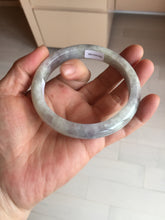 Load image into Gallery viewer, 61.5mm Certified Type A 100% Natural white/light purple/green Jadeite Jade bangle BF108-1925