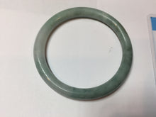 Load image into Gallery viewer, 59.5mm Certified Type A 100% Natural light green round cut jadeite Jade bangle PB257-3256