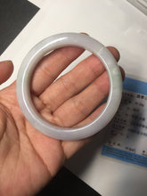 Load image into Gallery viewer, 54.7mm certified type A100% Natural green purple Jadeite Jade bangle BM35-0251