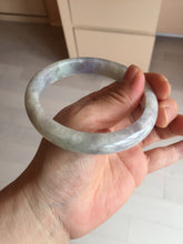 Load image into Gallery viewer, 61.5mm Certified Type A 100% Natural white/light purple/green Jadeite Jade bangle BF108-1925