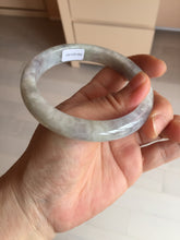 Load image into Gallery viewer, 61.5mm Certified Type A 100% Natural white/light purple/green Jadeite Jade bangle BF108-1925