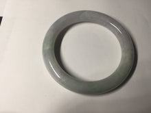 Load image into Gallery viewer, 58.4mm Certified Type A 100% Natural light green chubby round cut Jadeite Jade bangle BM36-0023