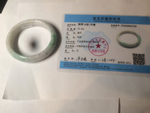Load image into Gallery viewer, 51.5mm Certified Type A 100% Natural sunny green oval Jadeite Jade bangle AZ131-4139