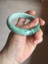 Load image into Gallery viewer, Shopify only. 56.5mm certified 100% natural type A dark green sunny green jadeite jade bangle BH82-8224