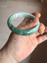 Load image into Gallery viewer, Shopify only. 56.5mm certified 100% natural type A dark green sunny green jadeite jade bangle BH82-8224