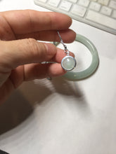 Load image into Gallery viewer, 53.5mm certified 100% natural Type A light green round cut jadeite jade bangle BP161-2771