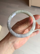 Load image into Gallery viewer, 61.5mm Certified Type A 100% Natural white/light purple/green Jadeite Jade bangle BF120-1933
