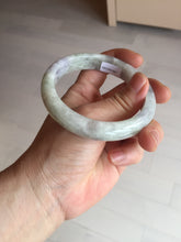 Load image into Gallery viewer, 58.5mm Certified Type A 100% Natural white/light purple/green Jadeite Jade bangle BF121-1927