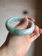 Load image into Gallery viewer, 56.4mm certificated Type A 100% Natural sunny green Jadeite Jade bangle Z129-2352