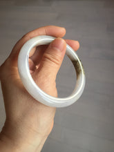 Load image into Gallery viewer, 57.3mm Certified Type A 100% Natural icy watery white purple black brown Jadeite Jade bangle BL74-7052