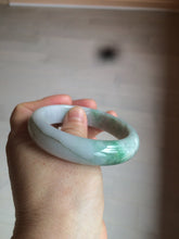 Load image into Gallery viewer, 56.4mm certificated Type A 100% Natural sunny green Jadeite Jade bangle Z129-2352