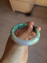 Load image into Gallery viewer, 51.5mm certified 100% natural Type A sunny green/purple/yellow(FU LU SHOU) jadeite jade bangle BK45-5080