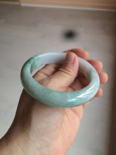 Load image into Gallery viewer, 56.4mm certificated Type A 100% Natural sunny green Jadeite Jade bangle Z128-2357