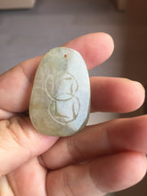 Load image into Gallery viewer, Type A 100% Natural Light Green-Gray (淡油冰) Jadeite Jade Ox Pendant | Strength, Prosperity & Steady Success Charm PC238