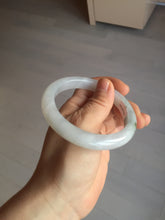 Load image into Gallery viewer, 57.2mm Certified Type A 100% Natural icy watery white purple black brown Jadeite Jade bangle BL72-7066