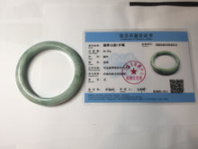 Load image into Gallery viewer, 57.3mm Certified Type A 100% Natural sunny green yellow Jadeite Jade bangle BS30-4414