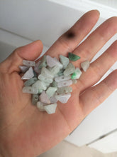 Load image into Gallery viewer, 12 Pieces of Type A 100% Natural icy watery green/white/purple Jadeite Jade Ingots AX55