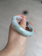 Load image into Gallery viewer, 56.4mm certificated Type A 100% Natural sunny green Jadeite Jade bangle Z128-2357