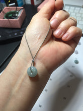 Load image into Gallery viewer, 10.5mm Type A 100% Natural purple green gray Jadeite Safety Guardian Button donuts pendant group PH121 Add on item