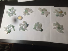 Load image into Gallery viewer, 12 Pieces of Type A 100% Natural icy watery green/white/purple Jadeite Jade Ingots AX55