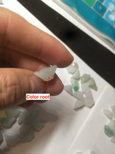 Load image into Gallery viewer, 12 Pieces of Type A 100% Natural icy watery green/white/purple Jadeite Jade Ingots AX55