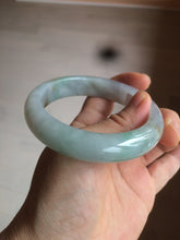 Load image into Gallery viewer, Reserved! Please don't order. 56.8mm certified type A 100% Natural icy watery green/white/brown/purple jadeite jade bangle Z127-4408