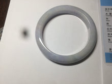 Load image into Gallery viewer, 56.9mm Certified type A 100% Natural white/light purple Jadeite bangle AC76-0322