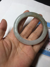 Load image into Gallery viewer, 53.8mm certified 100% natural Type A icy watery green brown purple jadeite jade bangle BL113-9438