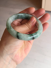 Load image into Gallery viewer, Shopify only 52.9mm Certified Type A 100% Natural green flying flowers Jadeite Jade bangle BF124-8563