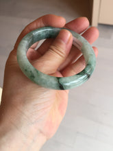 Load image into Gallery viewer, Shopify only 52.9mm Certified Type A 100% Natural green flying flowers Jadeite Jade bangle BF124-8563