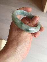 Load image into Gallery viewer, Shopify only 52.9mm Certified Type A 100% Natural green flying flowers Jadeite Jade bangle BF125-8568