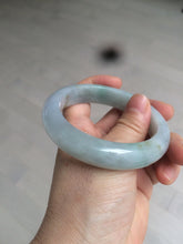 Load image into Gallery viewer, Reserved! Please don't order. 56.8mm certified type A 100% Natural icy watery green/white/brown/purple jadeite jade bangle Z127-4408
