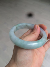 Load image into Gallery viewer, Reserved! Please don't order. 56.8mm certified type A 100% Natural icy watery green/white/brown/purple jadeite jade bangle Z127-4408