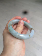 Load image into Gallery viewer, Reserved! Please don't order. 56.8mm certified type A 100% Natural icy watery green/white/brown/purple jadeite jade bangle Z127-4408
