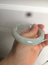 Load image into Gallery viewer, Reserved! Please don't order. 56.8mm certified type A 100% Natural icy watery green/white/brown/purple jadeite jade bangle Z127-4408